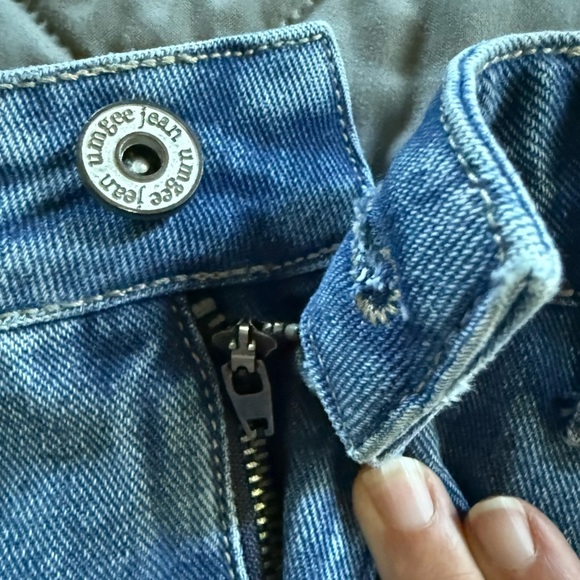 Umgee Embroidered Floral Bird Boho Mini Denim Jean Skirt Size Small - Picture 5 of 11